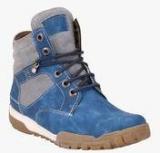 Ishoes Blue Boots Men