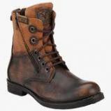 Ishoes Tan Boots Men