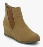 J Collection Ankle Length CAMEL BOOTS women