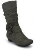 J Collection Ankle Length Olive Boots women