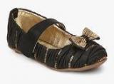 J Collection Black Bow Belly Shoes Girls