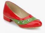 J Collection Button RED BELLY SHOES girls