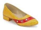 J Collection Button Yellow Belly Shoes Girls