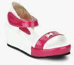 J Collection Fuchsia Comfort Sandals Girls