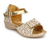 J Collection Golden Sandals Girls