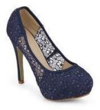 J Collection Navy Blue Stilettos Women