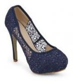 J Collection Navy Blue Stilletoes Women