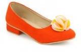 J Collection Orange Belly Shoes Girls