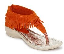 J Collection Orange Sandals girls