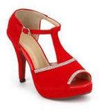 J Collection Red Stilettos Women