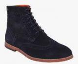 Jack & Jones Galaxy Navy Blue Derby Brogue Boots Men