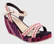 January Rose Pink Wedges Women