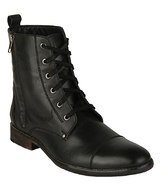 Jessi Jordan Black Leather Boots Men