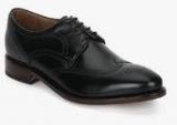 Johnston & Murphy Collins Wingtip Black Derby Formal Shoes Men