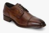 Johnston & Murphy Cormac Cap Toe Brown Derby Formal Shoes Men