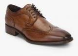 Johnston & Murphy Cormac Wingtip Brown Oxford Formal Shoes Men