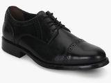 Johnston & Murphy Duvall Cap Toe Black Derby Formal Shoes Men