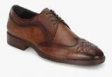 Johnston & Murphy Fielden Wingtip Brown Oxford Formal Shoes Men