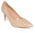 Jove Beige Solid Pumps Women