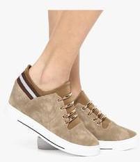 Jove Brown Casual Sneakers women