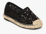 Jove Espadrille Black Moccasins Women