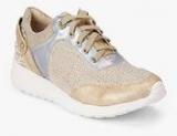 Jove Golden Casual Sneakers Women