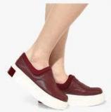 Jove Maroon Casual Sneakers Women