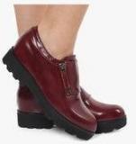 Jove Maroon Lifestyle Shoes Women