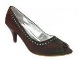 Jove Maroon Stilletoes Women