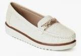 Jove Off White Moccasins Women