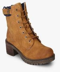 Jove Tan Ankle Length Boots men