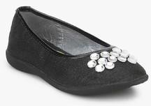 Juniors Black Belly Shoes girls