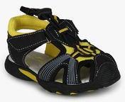 Juniors Black Sandals Boys