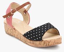 Juniors Black Sandals girls