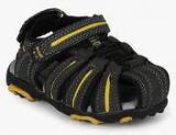 Juniors By Lifestyle Black Sandals Boys