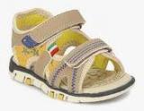 Juniors By Lifestyle Khaki Sandals Boys