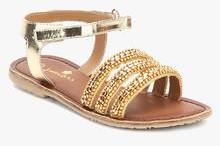 Juniors Golden Sandals girls