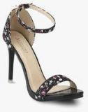 Jurado Black Ankle Strap Stilettos Women