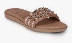 Ketimporta By Kin's Tan Flats Sandals Women