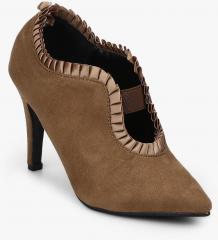 Ketimporta Khaki Solid Pumps women