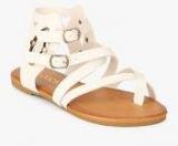 Kics Off White Sandals Girls