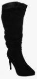 Kielz Black Heeled Boots Women