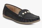 Kielz Black Regular Loafers Women