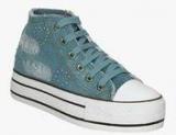 Kielz Blue Casual Sneakers Women