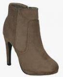 Kielz Khaki Boots Women