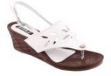 Kielz White Wedges Women