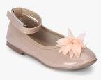 Kittens Beige Synthetic Ballerinas Girls