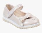 Kittens Beige Synthetic Regular Ballerinas Girls