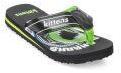 Kittens Black & Green Printed Flip Flops Boys