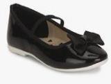 Kittens Black Bow Belly Shoes Girls